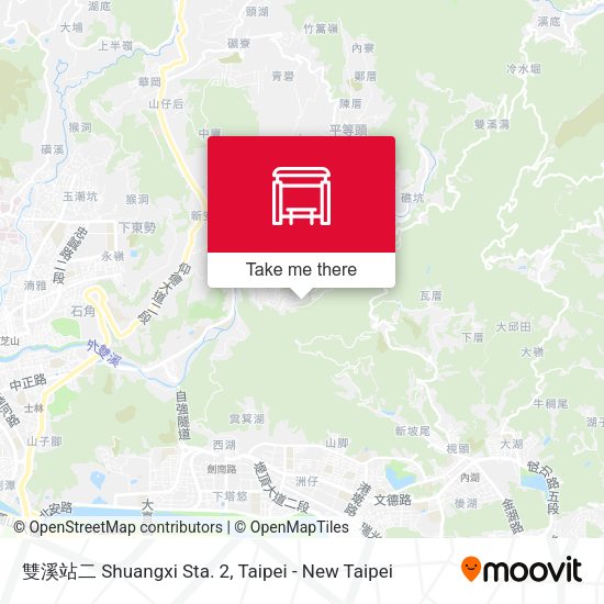 雙溪站二 Shuangxi Sta. 2 map