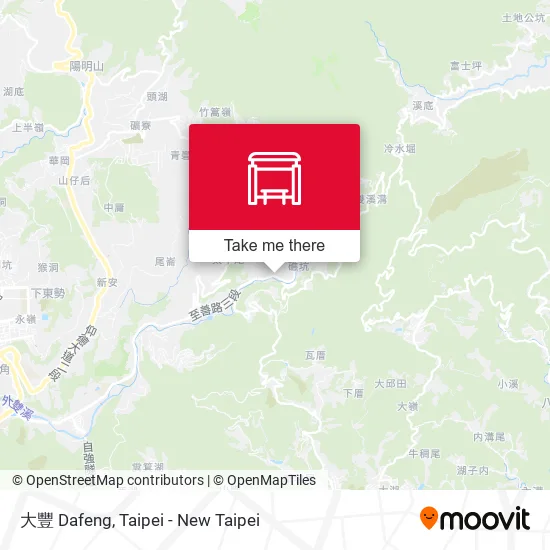 大豐 Dafeng map