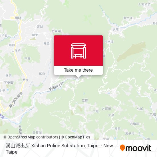 溪山派出所 Xishan Police Substation map