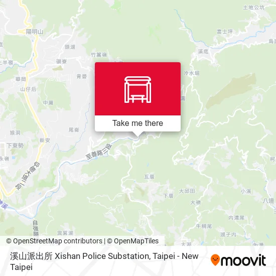 溪山派出所 Xishan Police Substation map