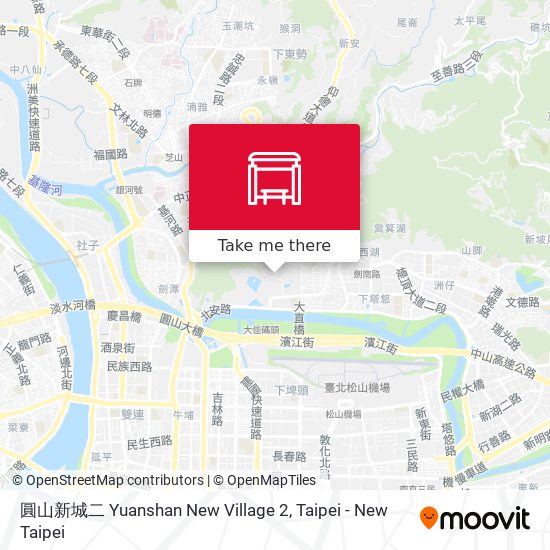 圓山新城二 Yuanshan New Village 2地圖