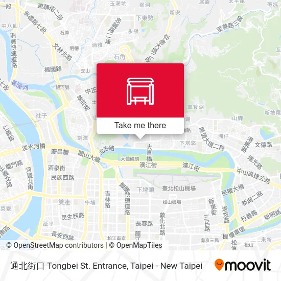 通北街口 Tongbei St. Entrance map