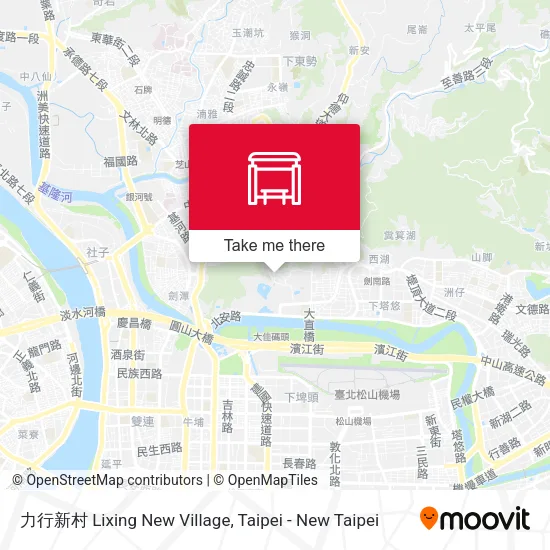 力行新村 Lixing New Village map
