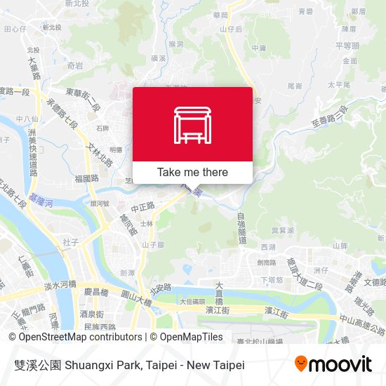 雙溪公園 Shuangxi Park map