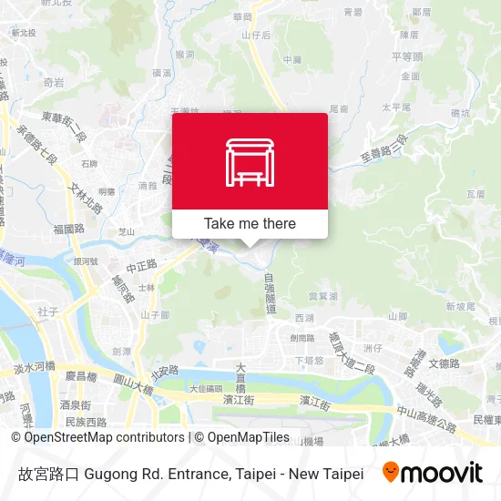故宮路口 Gugong Rd. Entrance地圖