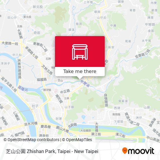 芝山公園 Zhishan Park map