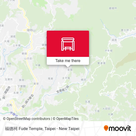 福德祠 Fude Temple map