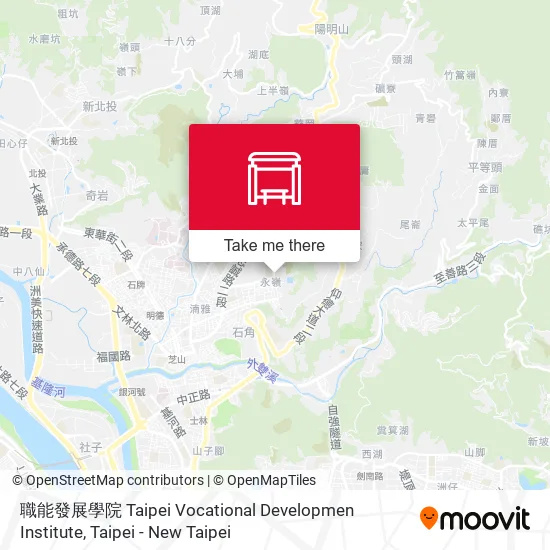 職能發展學院 Taipei Vocational Developmen Institute map