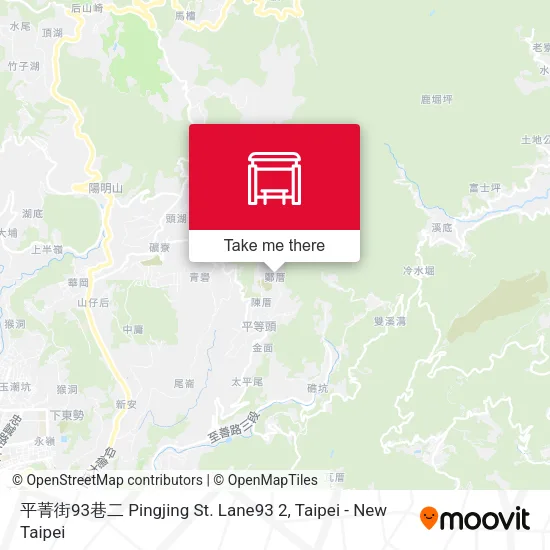 平菁街93巷二 Pingjing St. Lane93 2地圖