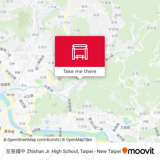 至善國中 Zhishan Jr. High School map