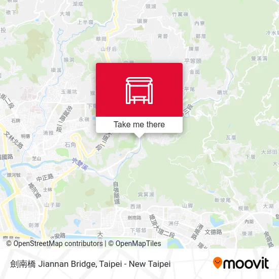 劍南橋 Jiannan Bridge map