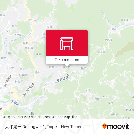 大坪尾一 Dapingwei 1 map