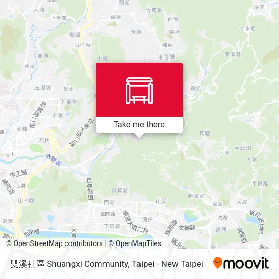 雙溪社區 Shuangxi Community map