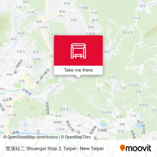 雙溪站二 Shuangxi Stop 2 map