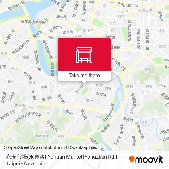 永安市場(永貞路) Yongan Market(Yongzhen Rd.) map