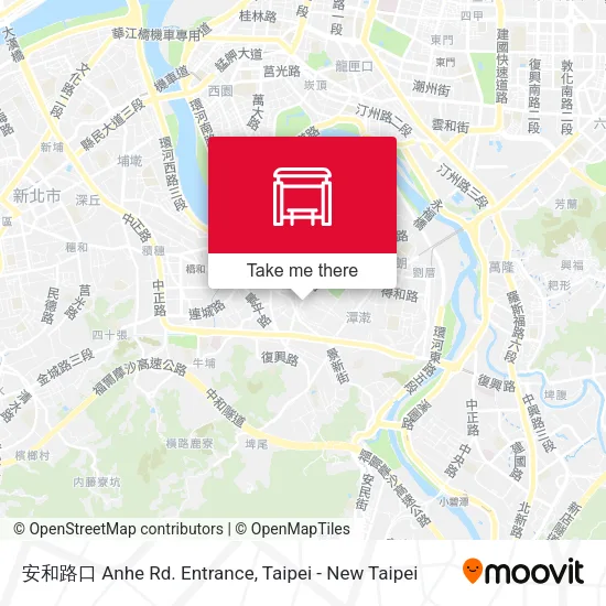 安和路口 Anhe Rd. Entrance map