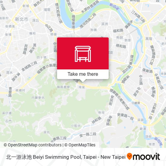 北一游泳池 Beiyi Swimming Pool map