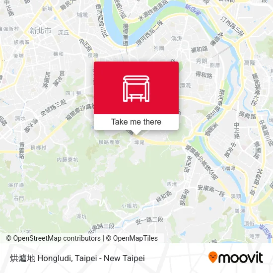 烘爐地 Hongludi map