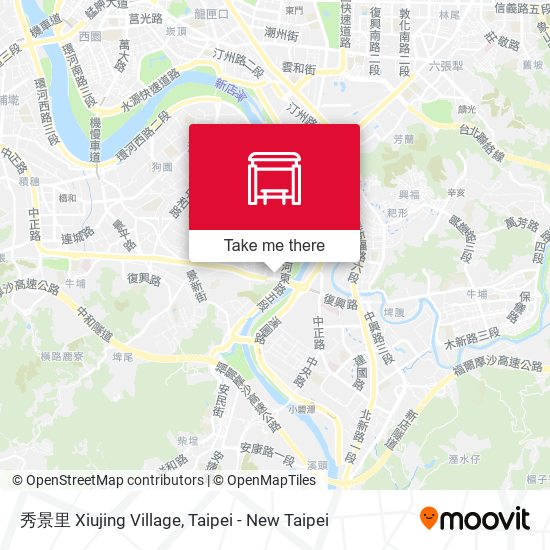 秀景里 Xiujing Village map
