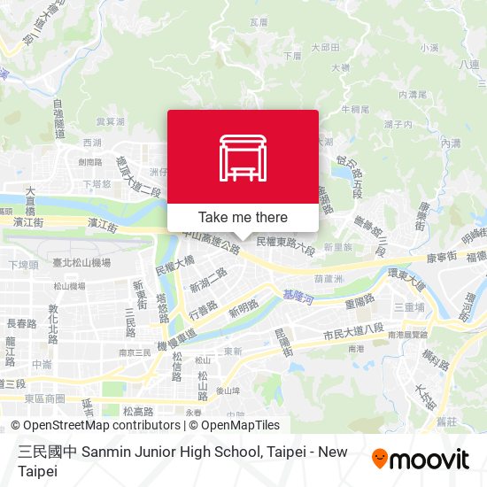 三民國中 Sanmin Junior High School map