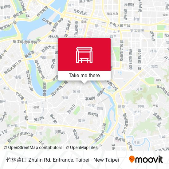 竹林路口 Zhulin Rd. Entrance map