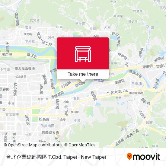 台北企業總部園區 T.Cbd map