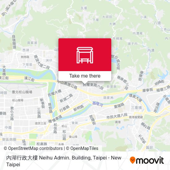 內湖行政大樓 Neihu Admin. Building地圖