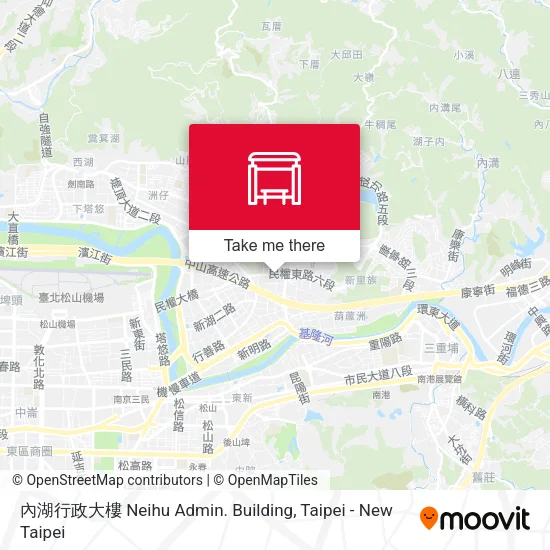 內湖行政大樓 Neihu Admin. Building map