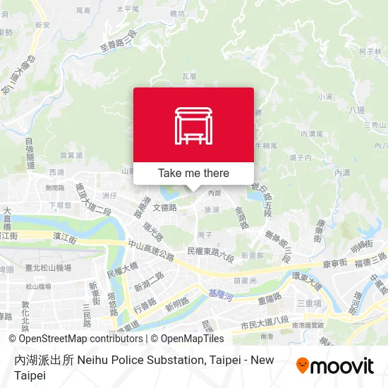 內湖派出所 Neihu Police Substation map