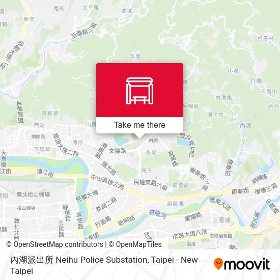 內湖派出所 Neihu Police Substation map