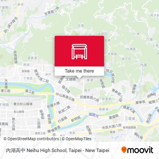 內湖高中 Neihu High School map