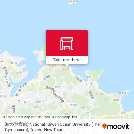 海大(體育館) National Taiwan Ocean University (The Gymnasium) map