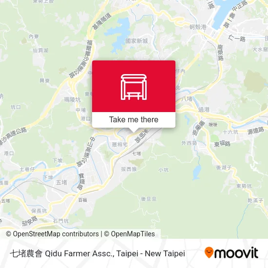 七堵農會 Qidu Farmer Assc. map