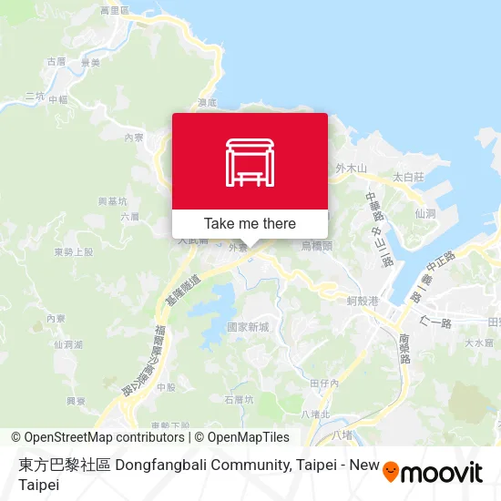 東方巴黎社區 Dongfangbali Community map