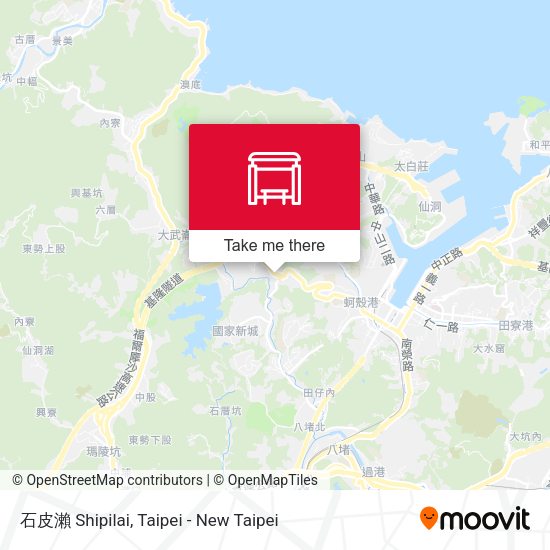 石皮瀨 Shipilai地圖
