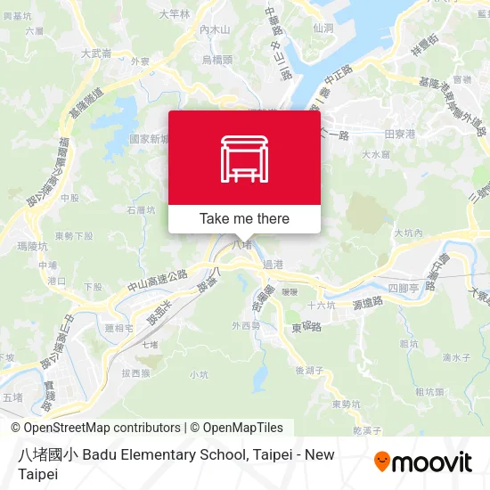 八堵國小 Badu Elementary School map