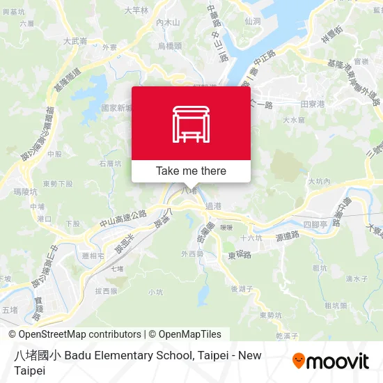 八堵國小 Badu Elementary School map