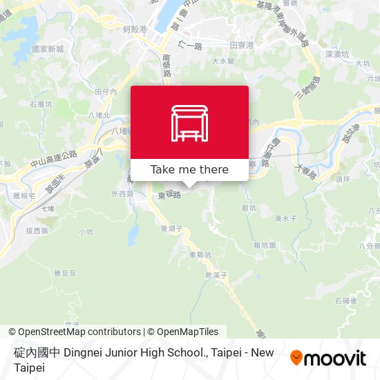 碇內國中 Dingnei Junior High School. map