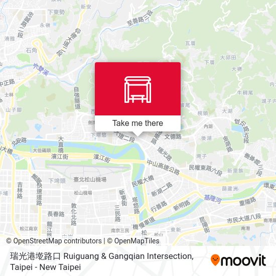 瑞光港墘路口 Ruiguang & Gangqian Intersection地圖