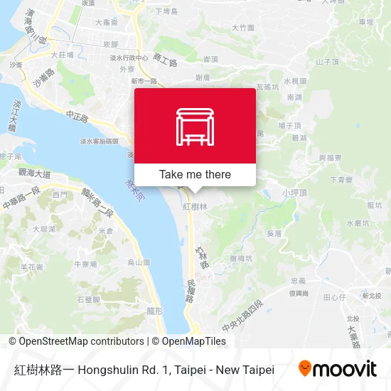 紅樹林路一 Hongshulin Rd. 1地圖