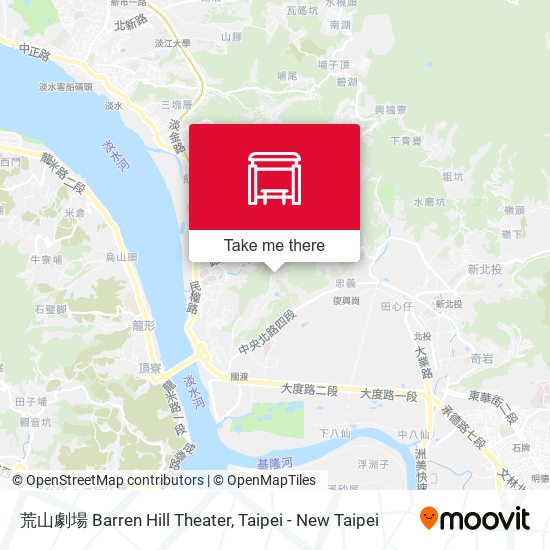 荒山劇場 Barren Hill Theater map