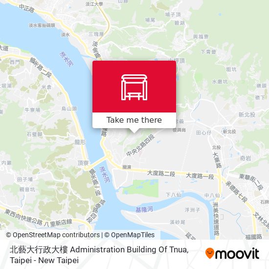 北藝大行政大樓 Administration Building Of Tnua map