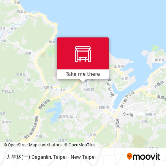 大竿林(一) Daganlin map