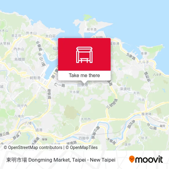 東明市場 Dongming Market map