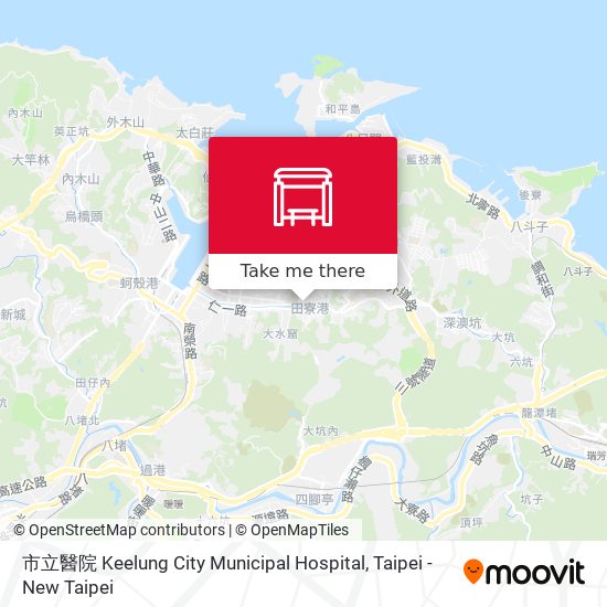 市立醫院 Keelung City Municipal Hospital地圖