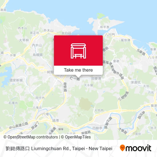 劉銘傳路口 Liumingchuan Rd.地圖