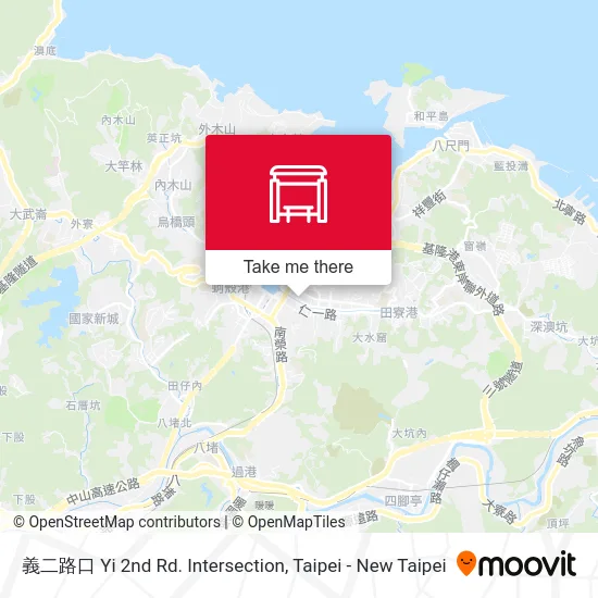 義二路口 Yi 2nd Rd. Intersection map