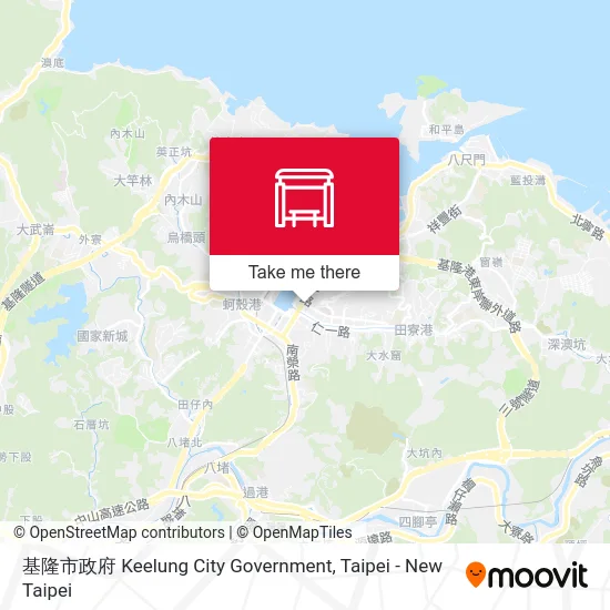 基隆市政府 Keelung City Government map