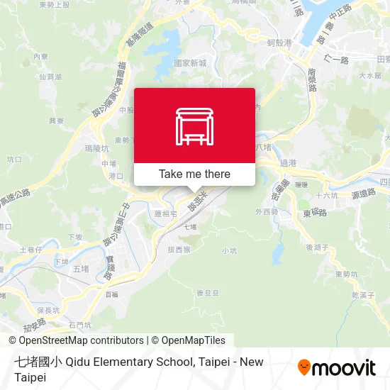 七堵國小 Qidu Elementary School map