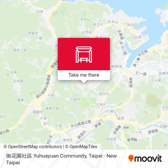 御花園社區 Yuhuayuan Community map